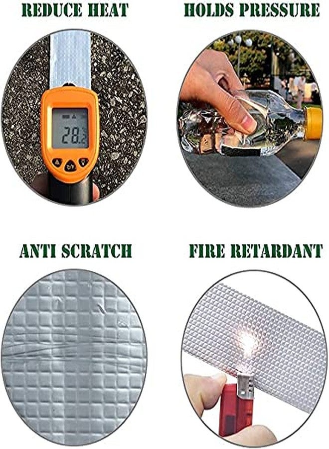 TechnoCircuits CZ Leakage Repair Waterproof Tape for Pipe LeakageSolution Aluminium Foil Tape Adhesive Tape Sealing Butyl Rubber Tape for Surface Crack Joint - Image 3